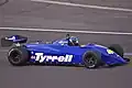 A Tyrrell 011 from 1982 on display.