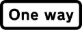One-way plate