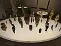 Various Gravettian statuettes