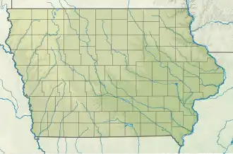 Hawkeye Point is located in Iowa
