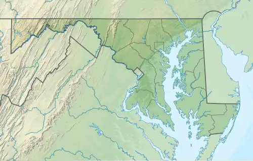 Poppleton is located in Maryland