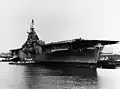 Bunker Hill arrives at Tacoma in April 1973.