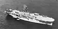 USS Guadalcanal at anchor in 1968.