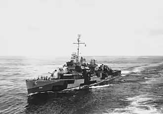 USS Yarnall (DD-541) in the Pacific, ca. 1944