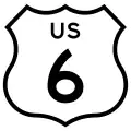 U.S. Highway 6 route marker
