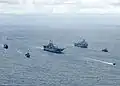 BRP Rajah Humabon during naval phase of Balikatan 2009 bilateral exercises, April 2009.