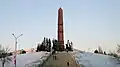 The Russian-Bashkir Friendship Monument in winter, 2011
