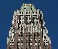 Top of the building