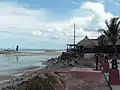 Puek Tian Beach and statue of Phisuea Samut