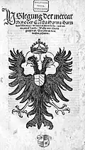 Uslegung der mercarthen oder Cartha Marina. 1527