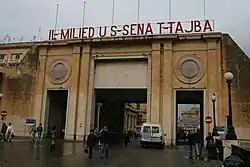 Alziro Bergonzo's Fourth Gate of Valletta, 1964–65