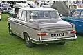 Rear three-quarter view showing revised roofline