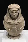 Canopic jar from the 3rd or 4th century (National Archaeological Museum, Florence)
