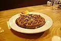 Vegan waffle, as served by the Waffle Shop