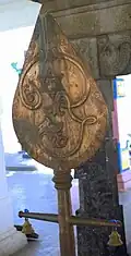 Vel, used to worship in the temple