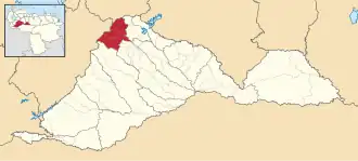 Location in Barinas