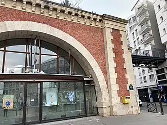 Last vault on the Viaduc at rue de Rambouillet