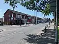 Shops on Victoria Road East in the village centre
