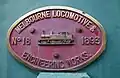 David Munro & Company locomotive builders plate as seen on 236