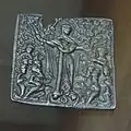 Jewel from a treasure found in a medieval necropolis near the village of Negovanovtsi.