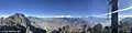 A view of the Himalayas as seen from Beldhunga