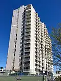 View Towers apartment complex.