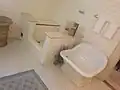 One of the vintage bathrooms at Lanterman.