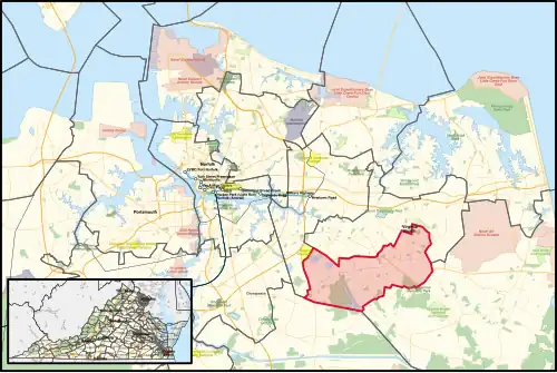 Map of the district