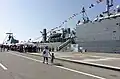 Wu Chang and ROCS Chong Ping at Zuoying Naval Base on 23 November 2014.