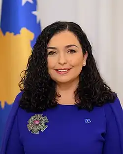Vjosa Osmani (M.L. 2004, S.J.D. 2015), fifth President of Kosovo