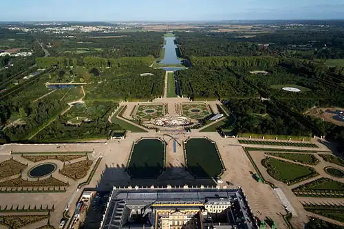 Gardens of Versailles, by André Le Nôtre, begun in 1661[155]
