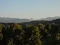 View of the Pyrenees from Pau.