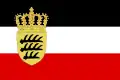Flag of the Royal Yacht Club of Württemberg in Friedrichshafen (1913–1918)