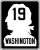 Primary State Highway 19 marker