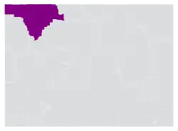 Map of the district
