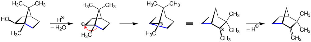Dehydration of Isoborneol to Camphene