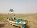 Boat at Watari dam Bagwai