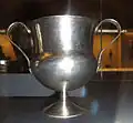 Silver cantharus, height 12.5 cm, weight 316 g. BM ref:1975,1002.6