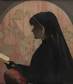Devotion (aka Fair Penitent), 1908,[15] Pennsylvania Academy of Fine Arts