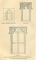Wattlesborough Tower, Shropshire]. Windows