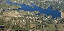 Weatherby Lake from the west