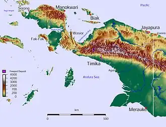 Image 69The rugged and mountainous topography of Western New Guinea. (from Western New Guinea)