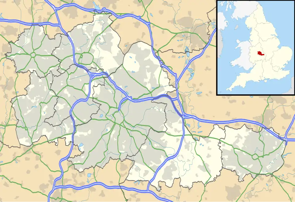 Pebble Mill Studios is located in West Midlands county