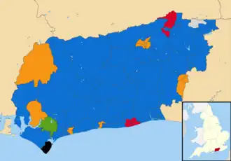 2021 results map
