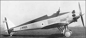 Westland C.O.W. Gun Fighter with 37&nbsp;mm C.O.W. gun mounted to fire upwards