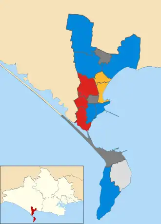 2011 results map