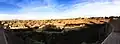 A Panoramic view of Meybod and Back of castle