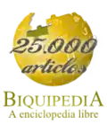25 000 articles on the Aragonese Wikipedia (2011)