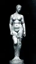 Standing Woman (1910) by Wilhelm Lehmbruck. Gift to the Museum of Modern Art.
