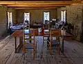 Interior of the adobe